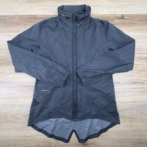 Nike Womens Medium Jacket Storm Fit 5 Gray Camo Full Zip Magnetic Hooded Outdoor